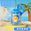 Mini Botella Pistola de Agua de Dibujos Animados de Dinosaurio Llavero Luminoso Creativo Colgante Divertido Presionar Spray de Agua Juguetes para Niños