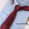 Corbata de Hombre de Moda para Negocios 7cm Atada a Mano Accesorios Casuales para Vestido Traje Profesional Venta al por Mayor Directa de Fábrica
