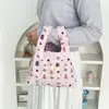 2025 Nuevo Bolso de Mano Estampado de Espuma de Dibujos Animados Bolso de Lona Casual Lindo Diseño de Nicho Bolso de Mano de Gran Capacidad