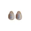 Exquisitos Pendientes de Plata de Ley 925 con Aguja, Forma de Grano de Zircón Gota de Agua, Estilo de Nicho de Moda de Gama Alta, Pendientes de Cristal Frescos y Elegantes