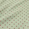 Atacado de fábrica algodão pequeno coração vermelho estampado dupla camada tecido de fio toalha de banho casa mês roupa crepe tecido seersucker