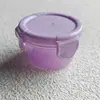 Mini Caja Crujiente, Caja de Suplemento Alimenticio Especial para Bebés, Caja de Almacenamiento para Refrigerador, Caja de Empaque para Snacks de Frutas, Caja Sellada, Lote Redondo