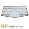 Suporte de mesa de computador simples, bandeja de suporte de elevação, trilho branco e preto com caixa de caneta, posição de rotação do mouse