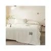 Funda de edredón fina de verano para dos personas, dormitorio de estudiante, casa de huéspedes, hotel, lavable a máquina, lavable a mano, edredón de aire acondicionado