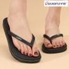 Luofu chanclas planas minimalistas casuales color caramelo para mujer verano exterior viaje vacaciones playa natación
