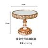 Exhibidor Europeo Dorado para Mesa de Postres, Bandeja para Pastel de Boda, Decoración, Soporte para Snacks de Té de la Tarde, Mesa para Comida Fría y Hora del Té
