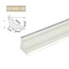 Línea de Esquina Interior de PVC Autoadhesiva Sala de Estar Techo Línea de Esquina de Techo Tira Decorativa Línea de Esquina Autoadhesiva Tira de Borde Triangular