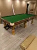 Mesa de Sinuca Personalizada Mesa de Sinuca Americana Bola 8 Negra para Interior Casa Mesa de Sinuca de Aço Armazém Mesa de Sinuca de Mármore Bola 8 Negra Sinuca