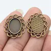 13X18Mm 2.8g Bandeja Base Oval Multicor Acessórios de Joias DIY Liga de Zinco Item Quente de Venda Transfronteiriça