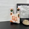 Nova bolsa de tecido voador bolsa de malha feminina saco de balde de lã japonês e coreano estilo All-match Hand-carried Casual Tote Bag Lunch Bag