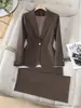 Traje de Negocios de Talla Grande de Alta Calidad Traje de Trabajo para Mujer de Oficina