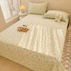 Pieza de sábana de algodón pequeña, fresca y linda, producto único, gorro de cama con un círculo de goma elástica para dormitorio de estudiantes de temporada escolar, juego de cama de algodón