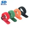 Correa de Sujeción de Velcro con Hebilla de Colores Adhesiva de Doble Cara Atadura de Velcro Organizador de Cables Almacenamiento de Cables de Datos