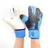 Luvas de Goleiro, Luvas para Esportes ao Ar Livre com Proteção para o Pulso, Luvas de Goleiro Espessadas de Látex com Proteção para os Dedos, Fornecimento de Luvas de Goleiro