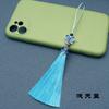 Borla de mariposa de doble cara borla accesorios colgantes diy teléfono móvil marcapáginas pequeño colgante de oreja accesorios de ropa fabricantes venta al por mayor