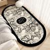 Luxo Leve e de Alta Qualidade Tapete de Veludo Plush Retrô para Quarto Principal ao Lado da Cama Tapete de Chão Lavável à Máquina de Veludo de Cordeiro sob a Cama