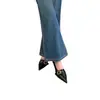 Otoño 2026 Nuevo Zapatos de Cuero con Hebilla y Punta Aguda de Corte Bajo para Mujer Tacones Altos Finos Zapatos Versátiles de Temperamento para el Trabajo