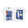 Camiseta Original da Marca Tide com Estampa de Cobra Articulada Meichao High Street Metal Industrial Letra Hot Diamond Manga Curta