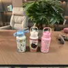 Taza Termo de Gran Capacidad Estilo Nuevo Transfronterizo Dibujos Animados Portátil al Vacío para Niños Estudiantes Deportistas Botella de Agua Taza de Agua Impresa para Exteriores