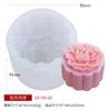 Festival do Meio do Outono Sanxin Molde de Silicone para Bolo da Lua Pele de Gelo Bolo de Arroz Glutinoso Bolo de Abacaxi Moedor Redondo para Pastelaria