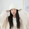 Gorro de lana para mujer, otoño e invierno, cálido, protección para las orejas, gorro de punto, engrosado, moderno, gorro de invierno para el frío, gorro de invierno estilo Chanel