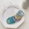 Caja de Diadema Elástica de Gama Alta para Mujer, Cuerda para el Cabello, Goma de Pelo Simple y Versátil, Banda de Goma Duradera, Adorno Elegante para la Cabeza