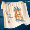 Toalla de Baño de Fibra de Bambú Manta para Bebé Recién Nacido Doble Gasa Recubierta Suave Absorbente Baño Toalla de Algodón de Bambú