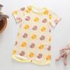 Mono de bebé, camisón de verano de seda fina, pijamas para niños, ropa de casa, ropa de bebé con aire acondicionado, ropa de escalada de manga corta