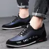 Zapatos casuales para hombre 2026 modelo nuevo, cómodos, ligeros, versátiles, zapatos de cuero para hombre, suela suave, zapatillas slip-on transpirables, transfronterizo