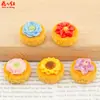 Nova Série de Doces Doces da Linguagem das Flores Acessórios de Resina Cola de Creme DIY Acessórios de Cabelo Grampo de Cabelo Capa de Celular Pingente Ímã de Geladeira