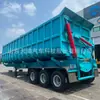 Volquete Semi-Remolque Basculante para Transporte de Carbón de Alto Gama al por Mayor en Stock Sudeste Asiático, Medio Oriente, Malasia y Australia