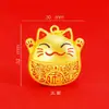 Llavero Colgante de Aleación Hueco de Gato Estilo Chino Accesorio de Metal Adorno de Alta Gama Regalo Decoración