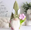 2026 Nueva Decoración de Pascua Transfronteriza Regalo Pequeño Muñeco Sin Rostro Conejo de Pascua Tela