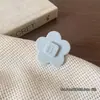 Presilha de Cabelo de Acetato Estilo Coreano com Laço Floral Feito à Mão, Presilha Lateral para Franja, Presilha Bico de Pato de Alta Qualidade, Acessório de Cabelo Versátil
