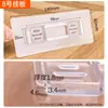Parche Adhesivo para Caja de Servilletas de Papel, Parche Adhesivo Ranurado en Forma de Tira Larga sin Rastro, Adhesivo Fuerte sin Taladro para Colocar Objetos, Base Adhesiva para Soporte de Cepillo de Dientes