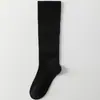 Calcetines de Compresión Deportivos Profesionales para Pantorrilla de Mujer, Verano Delgado Malla Hueca Transpirable Calcetines Largos para Bádminton y Ciclismo