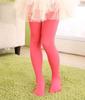 Meia-calça de Veludo Branco para Crianças Primavera e Verão Meias Leggings Altamente Elásticas para Meninas Meias para Dança Estudantil Venda por Atacado