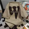 Camiseta de Manga Corta con Estampado de Letras 2026 Verano Nuevo Estilo Casual Holgada Vintage Moderna Versátil Top