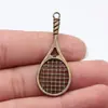 49X19mm 3.1g Multicolor Accesorios para Joyería DIY Fabricante Mayorista Colgante de Raqueta de Tenis