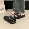 Pantuflas de Moda Populares para Combinar con Vestidos, Nuevas Sandalias Versátiles para Mujer Verano y Otoño 2025, Antideslizantes, Resistentes al Olor, Pantuflas de Suela Suave