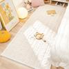 Cobertor de Cabeceira de Veludo Estilo Creme Selecionado Cuidadosamente, Tapete Grosso de Pelúcia para Inverno, Cobertor Antiderrapante para Quarto, Tapete de Chão Tatami