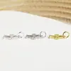Diys925 Plata de Ley Cuervo Incrustado de Diamantes Colgante de Cruz Collar de Cristal Pulsera Estilo Ins Colgante Accesorios con Cuentas