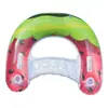 Flotador inflable en forma de U "Luna Amarilla" para fiestas de piscina de adultos