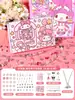 Conjunto Popular de Materiais DIY para Pulseiras de Contas Infantis para Meninas, Conjunto de Acessórios de Joias para Presente para Meninas
