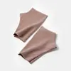 Guantes Calientes de Medio Dedo para Mujer, a Prueba de Frío, para Oficina y Ciclismo, Guantes de Color Liso, Estilos de Otoño e Invierno