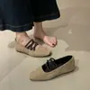 Zapatos de vestir bajos retro con aumento de altura oculto, de nicho, con correas cruzadas, zapatos de mujer, terciopelo, punta cuadrada, boca poco profunda, Mary Janes, bailarinas, mujer