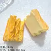 Brinquedo de Comida Simulada Rolinho de Ovo Crocante Acessórios de Resina DIY Artesanal Cola de Creme Capa de Celular Pingente de Chaveiro Atacado