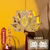 Festival de Mediados de Otoño Linterna Portátil Linterna de Conejo Brillante de Madera Materiales DIY para Niños Linterna de Palacio Estilo Antiguo de Calabaza