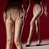 Meias liga Noiva Vermelha, meias brilhantes jacquard de borboleta, tudo-em-um, sexy e sedosas, perfeitas para usar em camadas, ultrafinas e sedosas, meias aurora