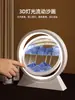Adorno Creativo de Reloj de Arena con Pintura de Arena Movediza para Sala de Estar, Mueble de TV, Aparador de Vinos, Decoración del Hogar de Lujo Ligero, Regalo para Escritorio de Oficina